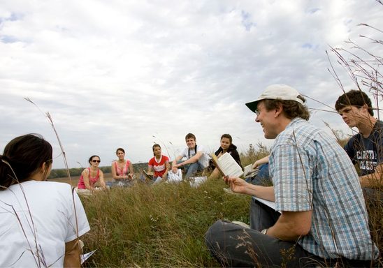 Class in the McKnight Prairie