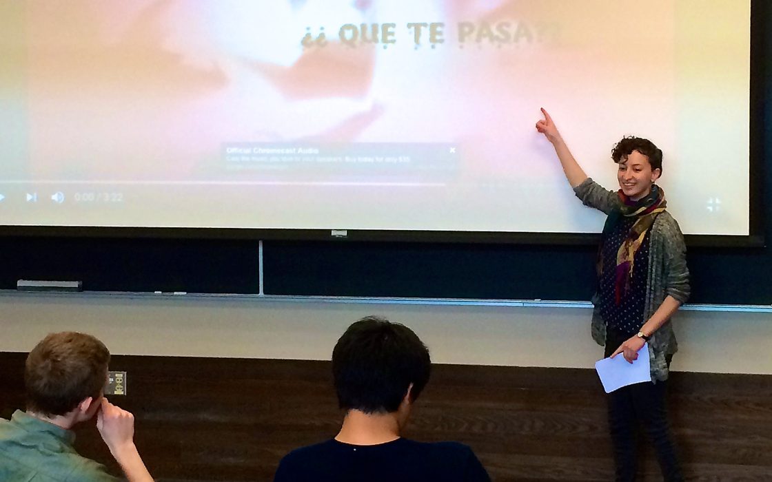 Work in the Spanish Department