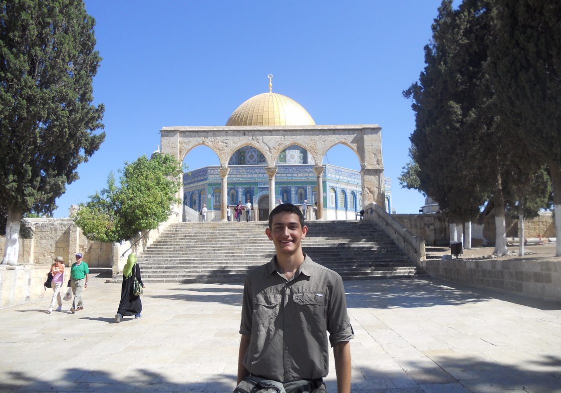 Owen Solis '17 at al-Aqsa Mosque