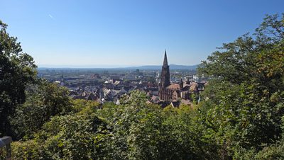 city skyline of Freiburg