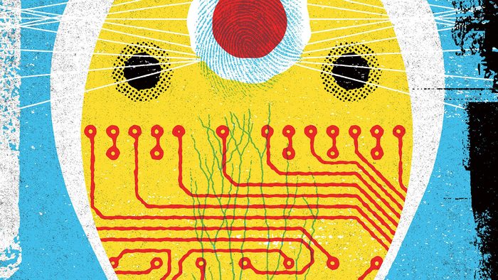 abstract artistic depiction of AI