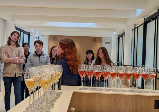 Paris OCS students at event
