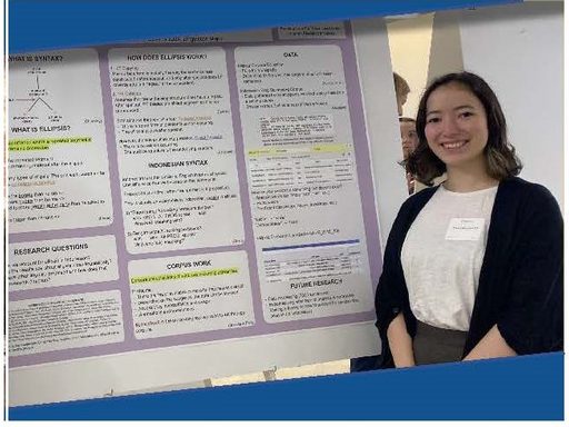 LING opportunities website cover photo of student at poster event