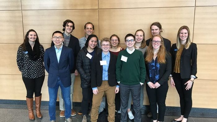a group of people in business casual attire