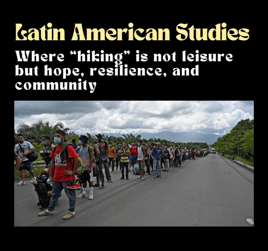 A poster that says 