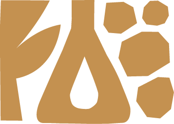 illustrated icon of a plant, beaker, and rocks