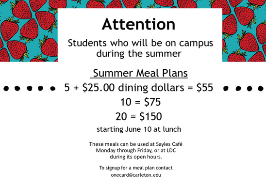 summer meal plan