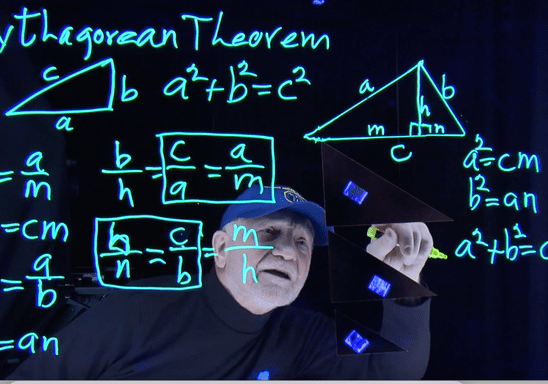 Russ reviews the Pythagorean Theorem